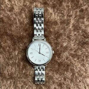 Fossil Stainless Steel Watch with Roman Numerals